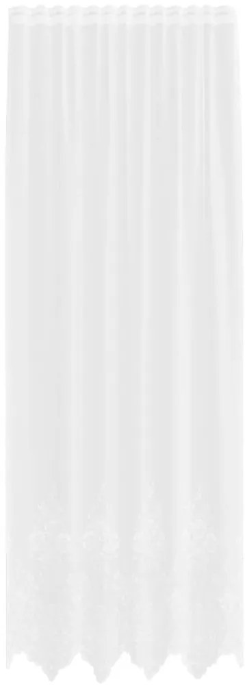 Függönyök függönyökkel Fehér 150 x 300 cm Poliészter