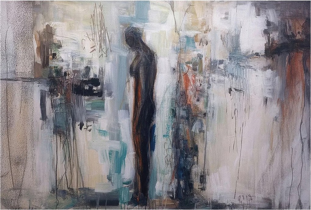 Stílusos Dekoratív Fotótapéta Flizelin Rejtélyes figura 104x70 Ragasztó