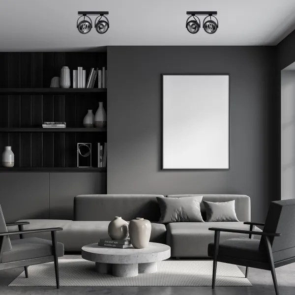 Spotlámpa LUGAR 2xAR111 - GU10/25W/230V