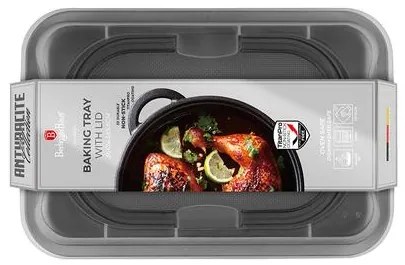 BerlingerHaus Tepsi fedővel Anthracite Collection BH/8694