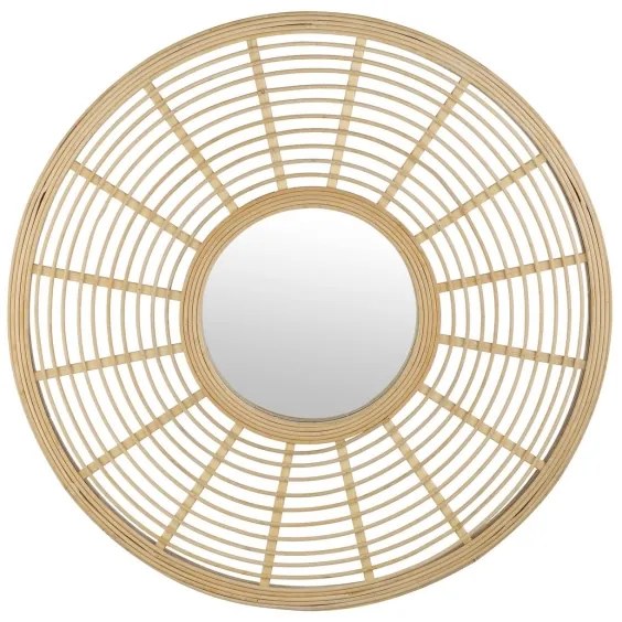 Eglo 425029 - MITSUKE falitükör, 55 cm átmérő, bambusz