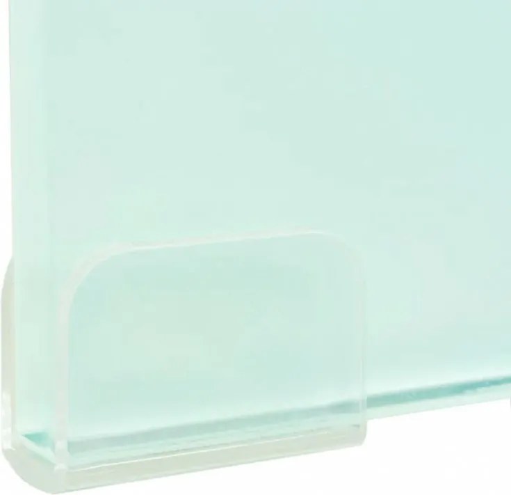 zöld üveg TV állvány/monitor magasító 120 x 30 x 13 cm