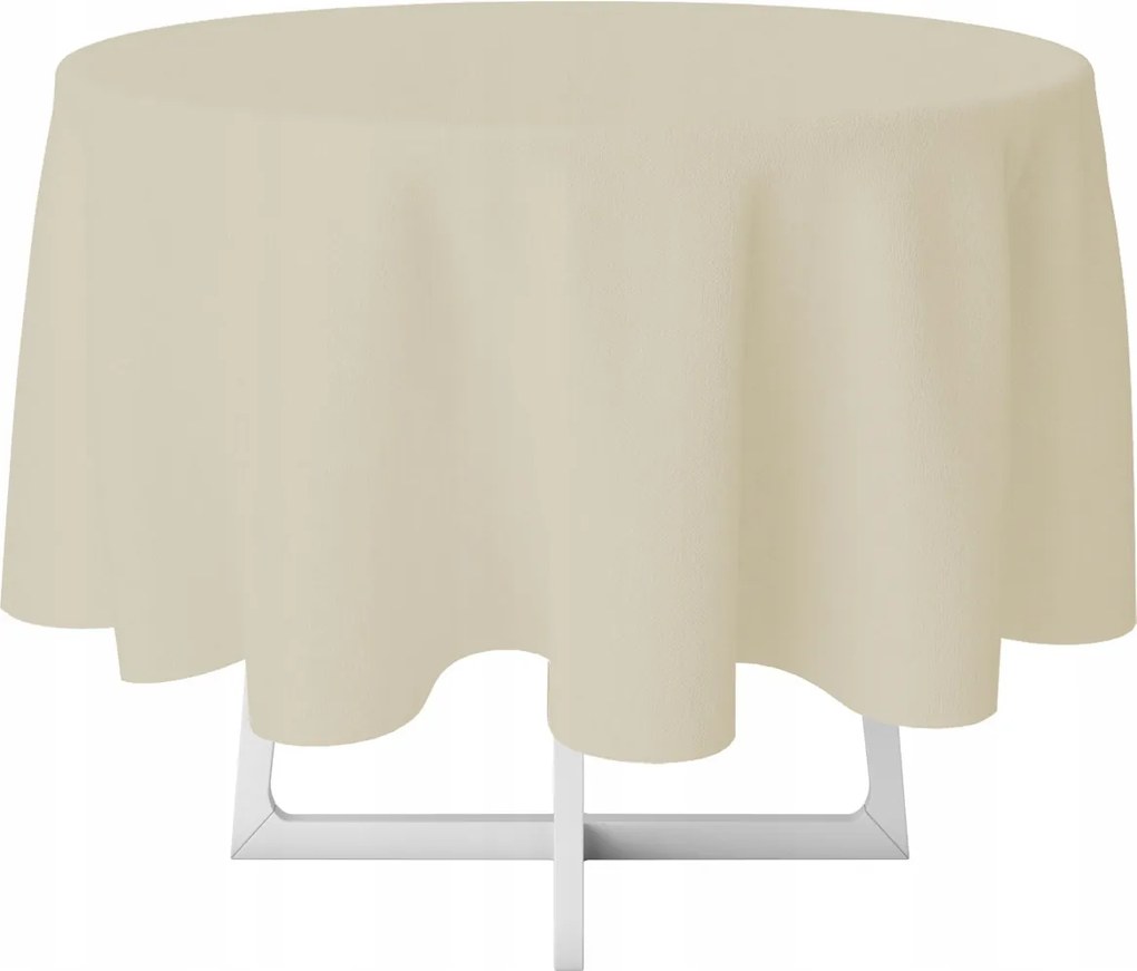 Abrosz Dekoratív Kör 140 Sima Világos Bézs