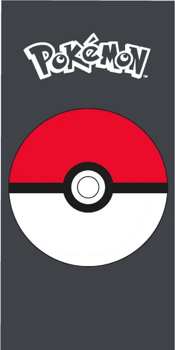 Pokémon Pokeball fürdőlepedő, strand törölköző 70x140cm