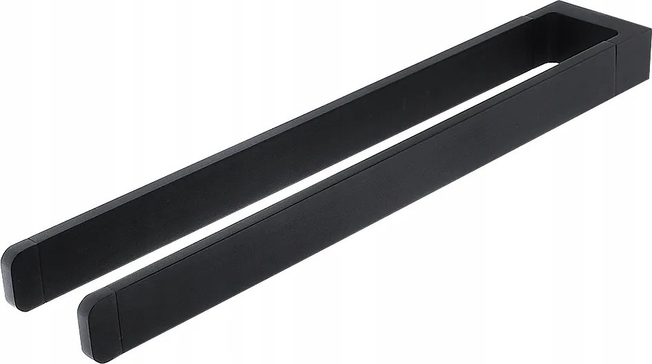 Nimco Maya fekete dupla törölközőtartó mosdóhoz 37 cm Mac 29098-90_