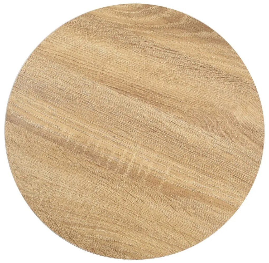 Világosbarna MDF bisztróasztal 40 cm