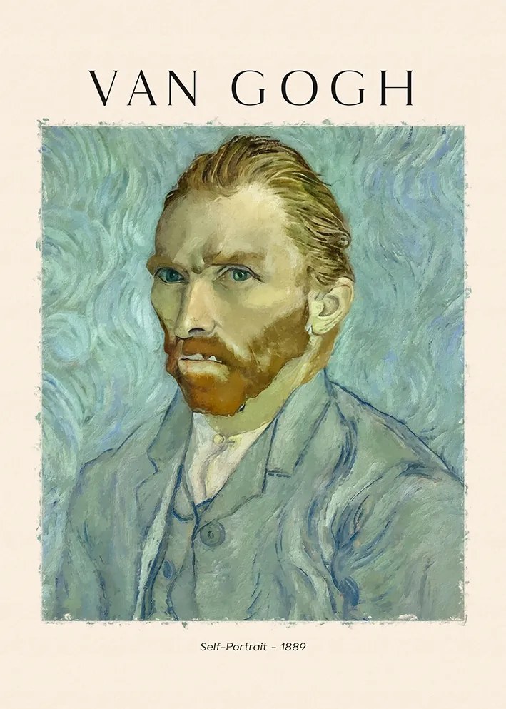 Van Gogh Önarckép Poszter B1 100x70cm #312