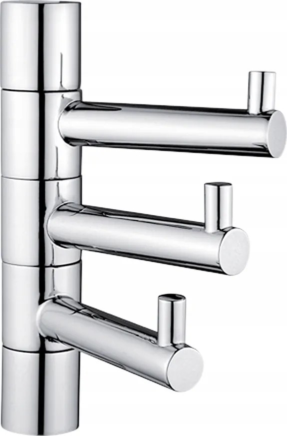 Nimco Bormo fürdőszobai törölközőtartó, 3 akasztós, forgó, Br 11099-3-26_
