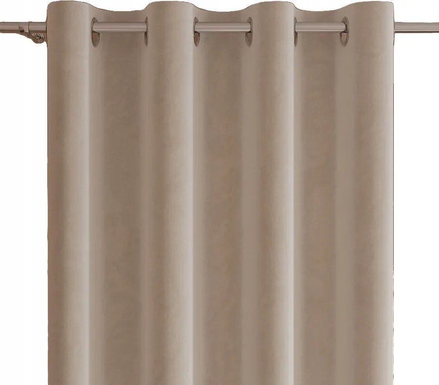 Velvi kész függöny 140x250 krémszínű