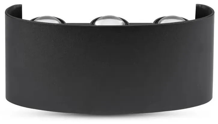 LED Kültéri fali lámpa 6xLED/6W/230V IP54 3000K fekete