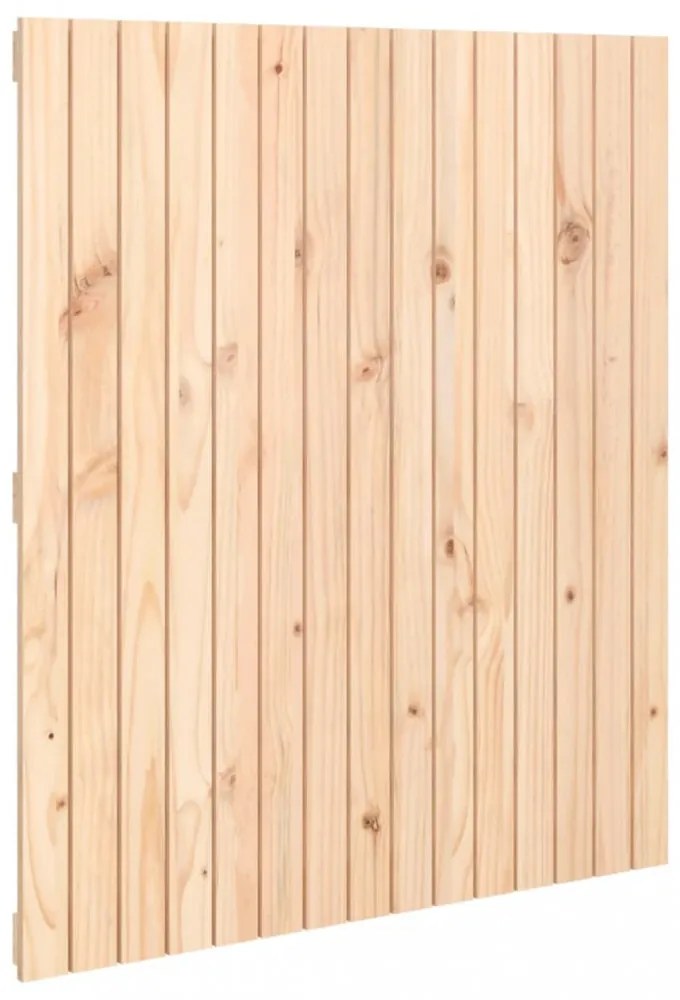 tömör fenyőfa fali fejtámla 95,5x3x110 cm