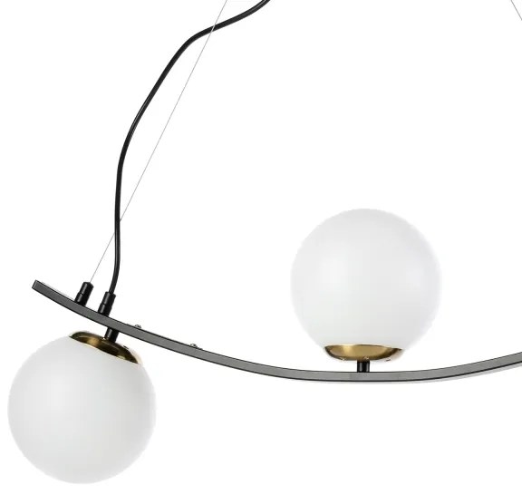 ONLI - Csillár zsinóron TRIO 3xE14/6W/230V fekete