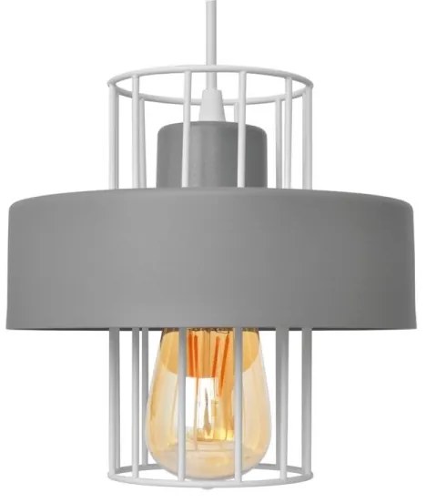 Csillár zsinóron VOLTA 3xE27/15W/230V szürke