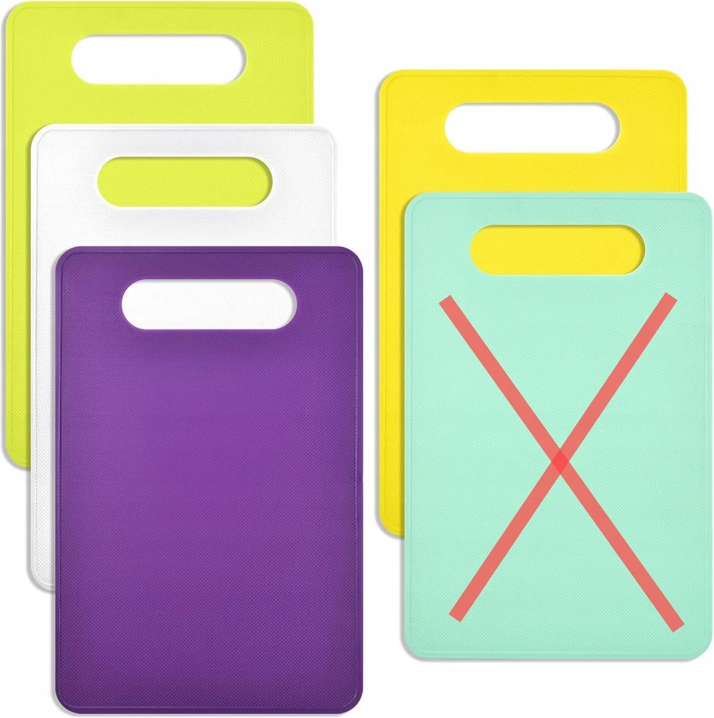 Xyz Model5 antibakteriális deszka szett BPA-mentes 4 db-os