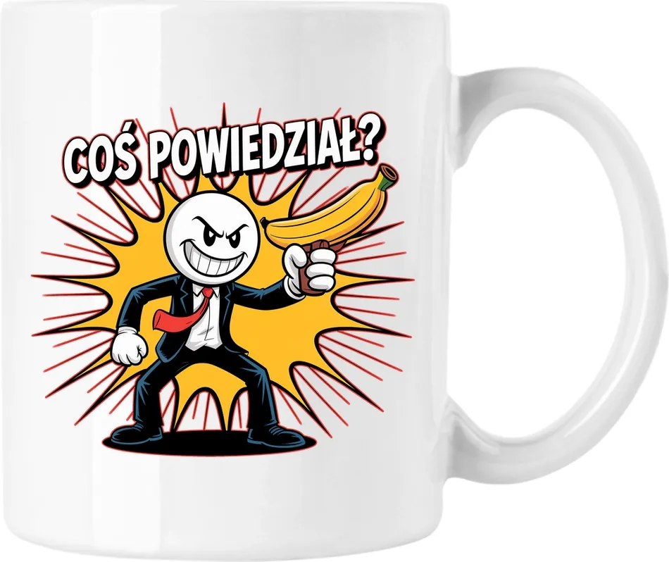 Bögre Mondott valamit mém vicc fehér 330ml