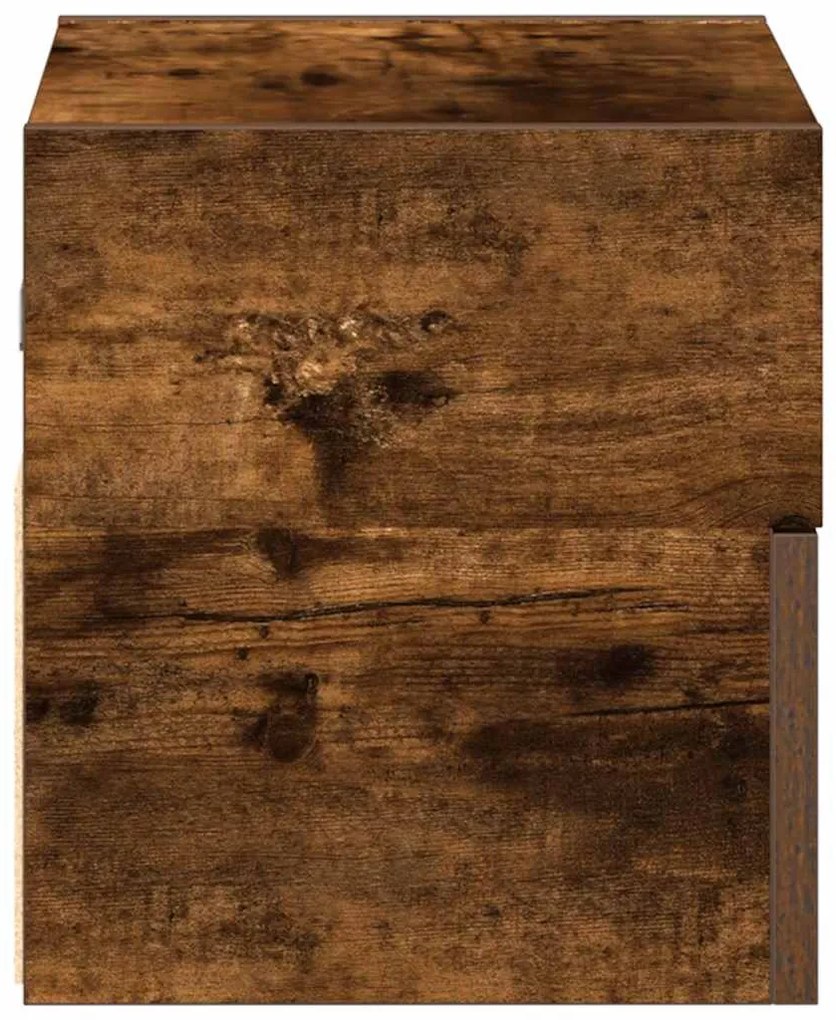 2db füstös tölgy színű fali éjjeliszekrény 45 x 26 x 28,5 cm