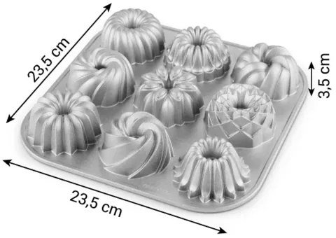 Tescoma DELICIA 9 mini kuglóf forma