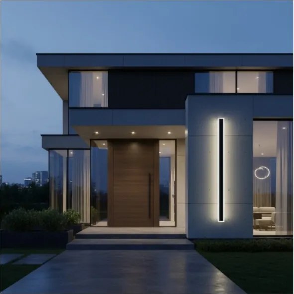 LED kültéri fali lámpa MIRANA S LED/25W/230V 4000K IP44 120 cm fekete