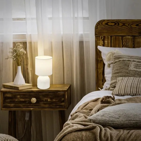 Brilo - INO asztali lámpa 1xE14/10W/230V, fehér