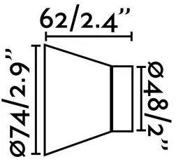 Faro 62300 - Fali lámpa KERA 1xE27/15W/230V