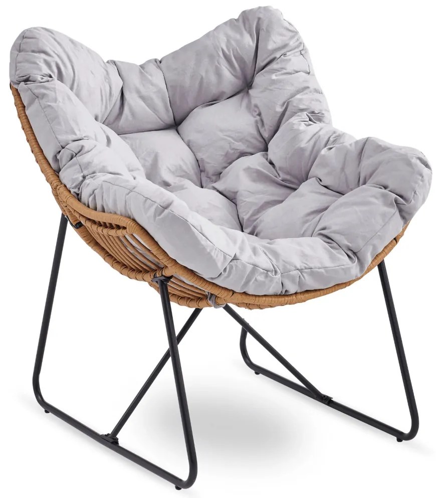 Fotel Wypoczynkowy FIN Szary