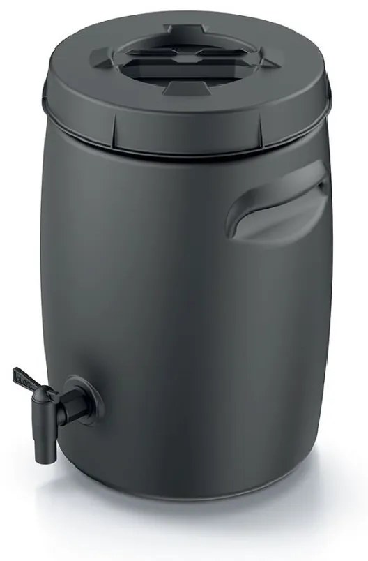 PROSPERPLAST Komposztáló ECO műtrágya előállításához COMBIOLIQ fekete 25l