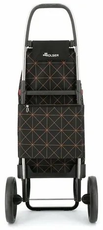 Rolser I-Max 2 Logic RSG bevásárlótáska kerekeken,fekete és sárga színben