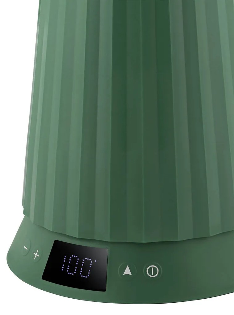 Plissé 1,7 literes elektromos vízforraló vízhőmérséklet-szabályozással, zöld - Alessi