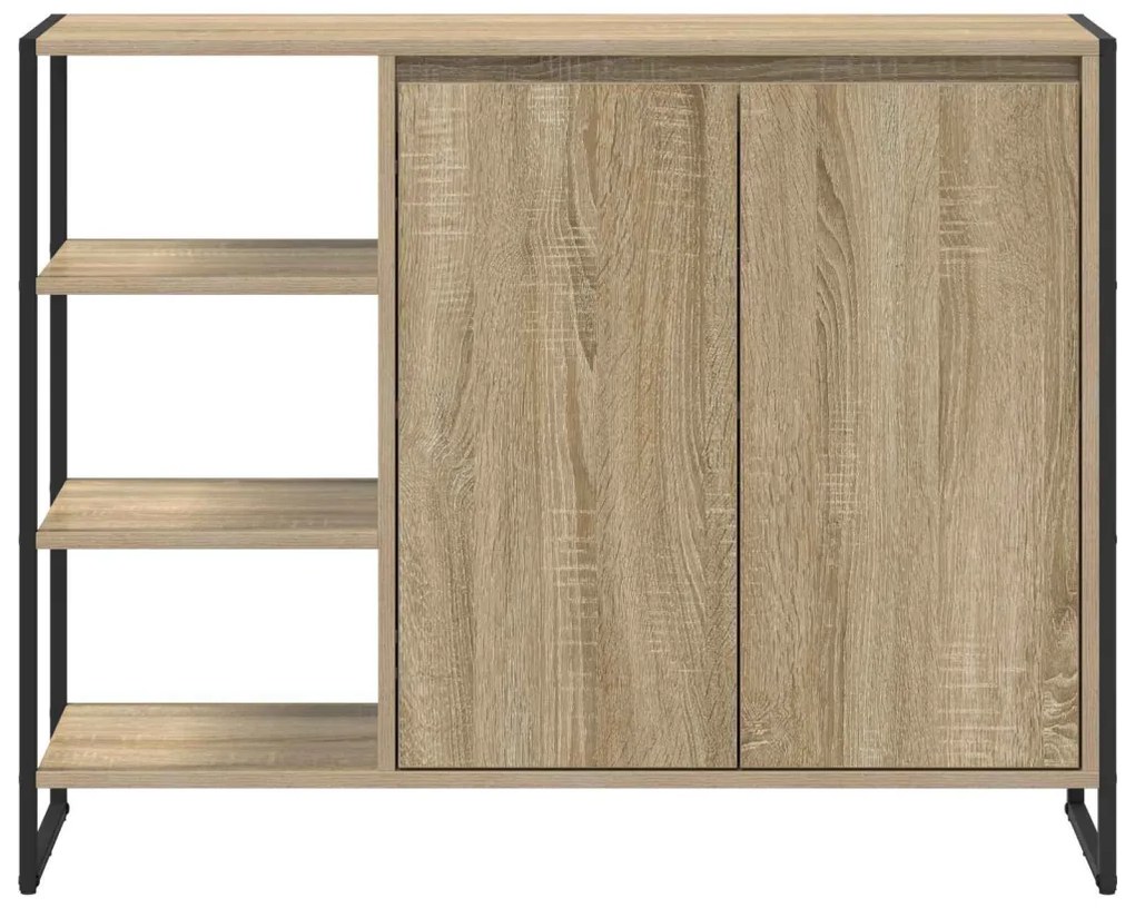 Oldalsó szekrény Sonoma 96.5 x 30 x 75 cm Faanyag