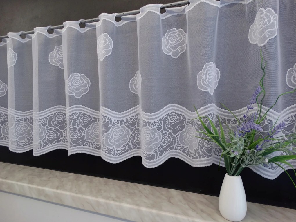 Mg Irigység jacquard fehér 34057 65cm lengyel