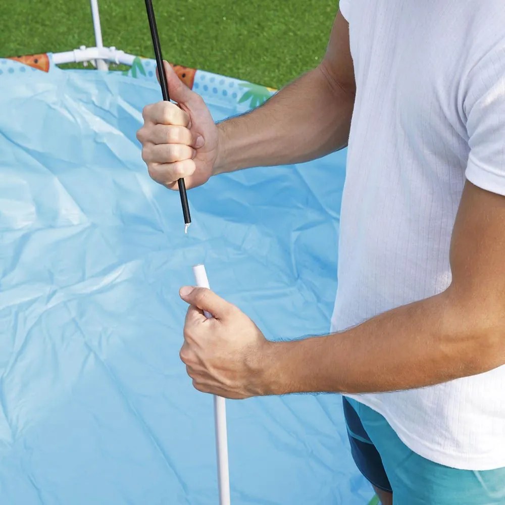 Bestway Panama Fémvázas gyerek medence árnyékolóval 244 x 51 cm