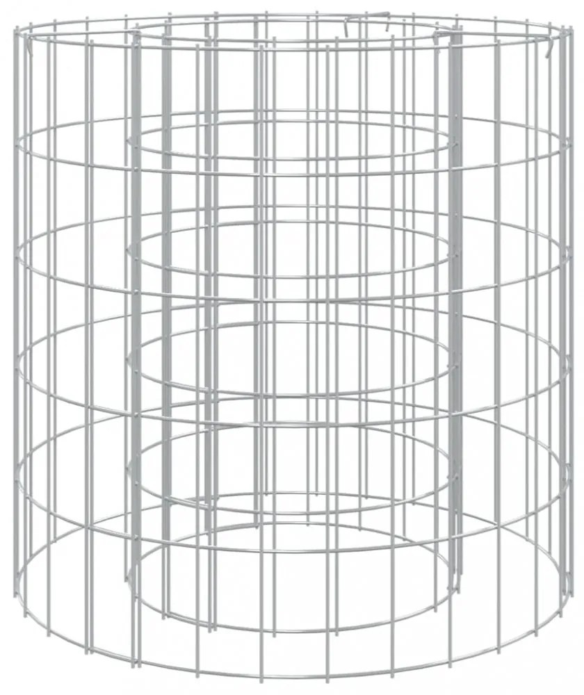horganyzott vas gabion tűzrakó Ø 50 cm