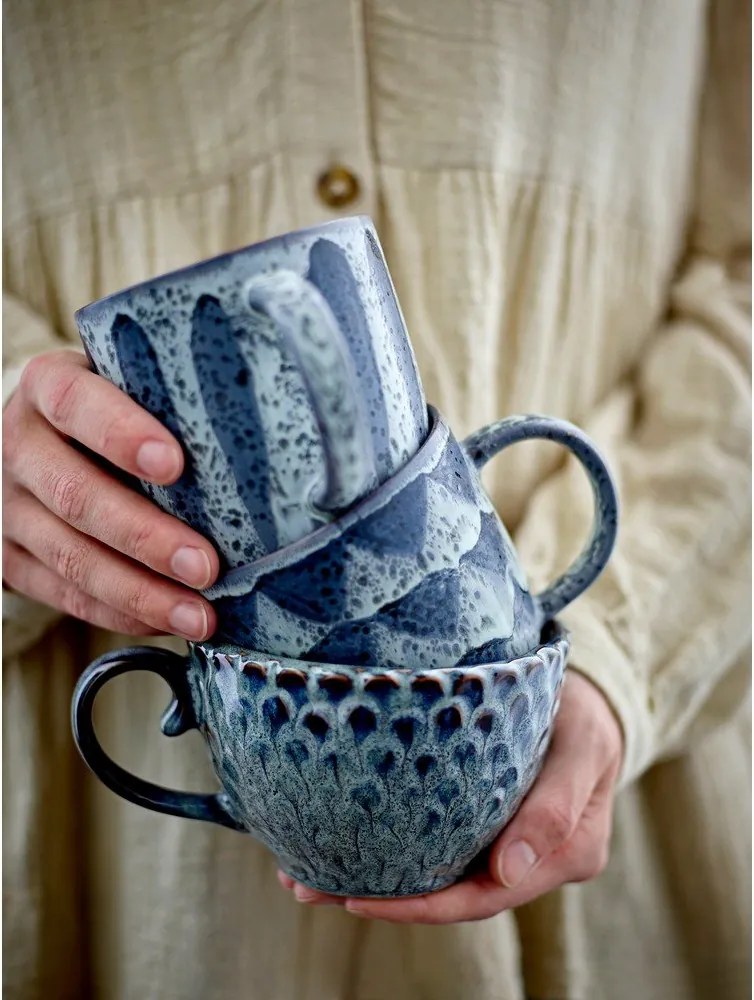 Szürke kerámia csésze szett 4 db-os 365 ml Katrina – Bloomingville