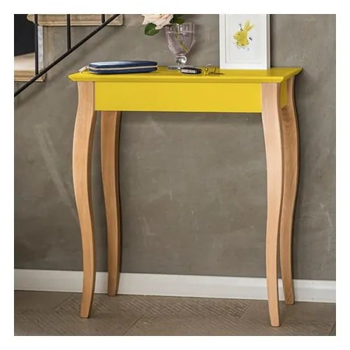 Console rózsaszín konzolasztal, hosszúság 65 cm - Ragaba