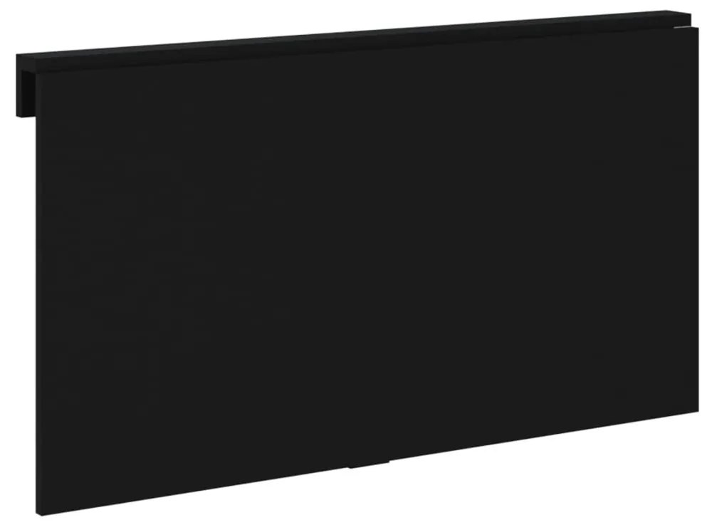 fekete szerelt fa összecsukható fali asztal 100x60x56 cm