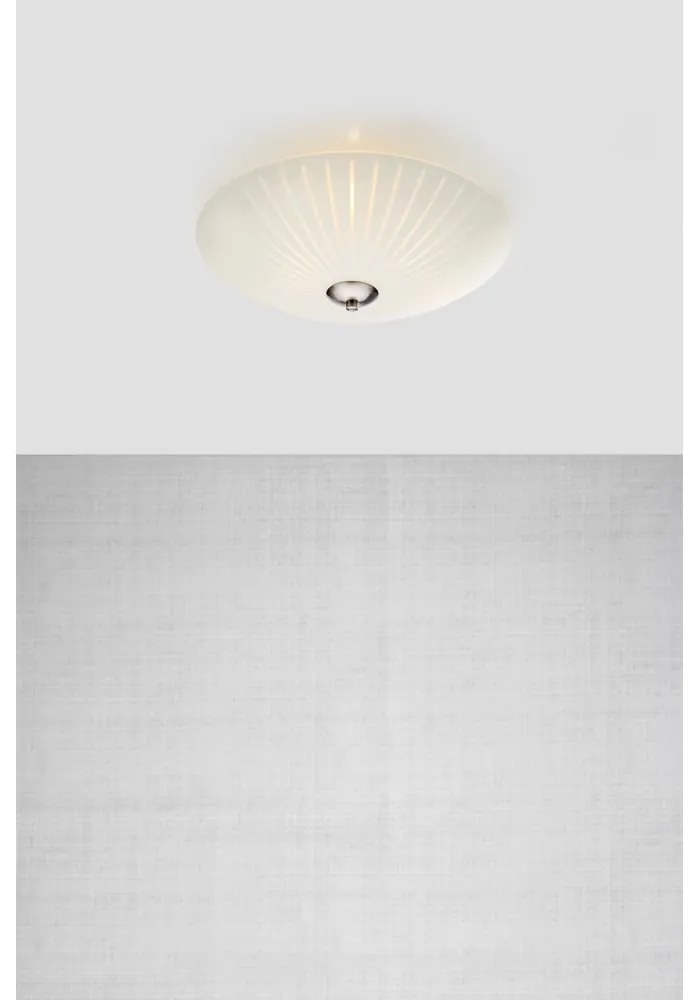 Fehér mennyezeti lámpa üveg búrával ø 43 cm Cut – Markslöjd