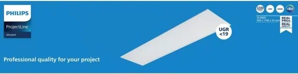 Philips - álmennyezeti LED panel PROJECTLINE LED/36W/230V 4000K 119x29,5 cm