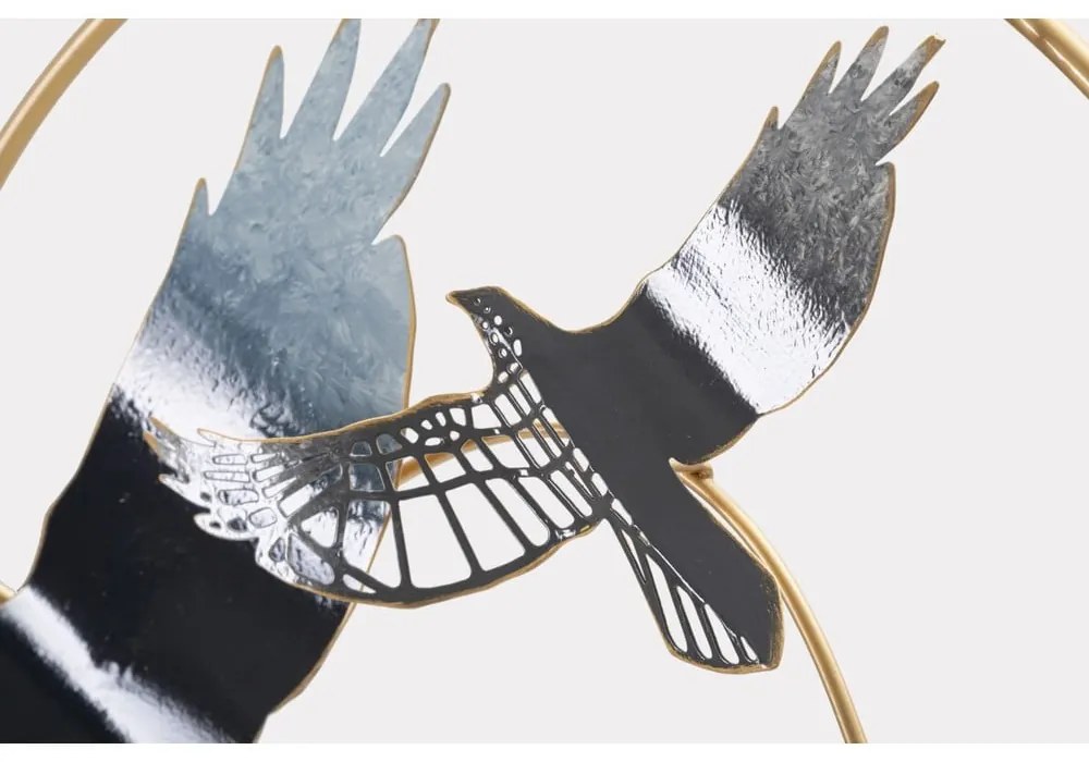 Fém fali dekoráció 91x50 cm Birds – Mauro Ferretti