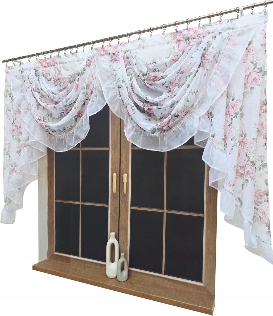 Függöny Kész Pálma 200x140 cm Virágok