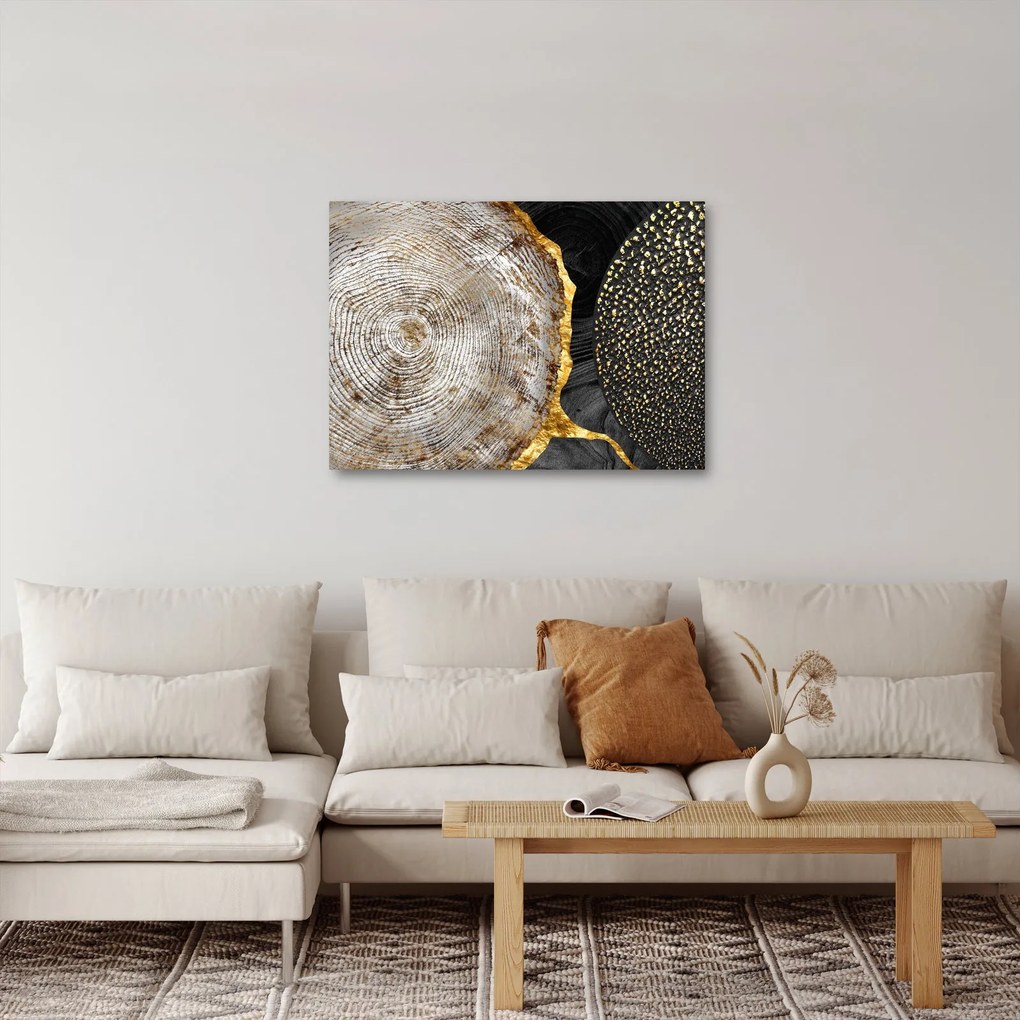 Kép - Fatörzs a kollázsban 2 (70x50 cm)