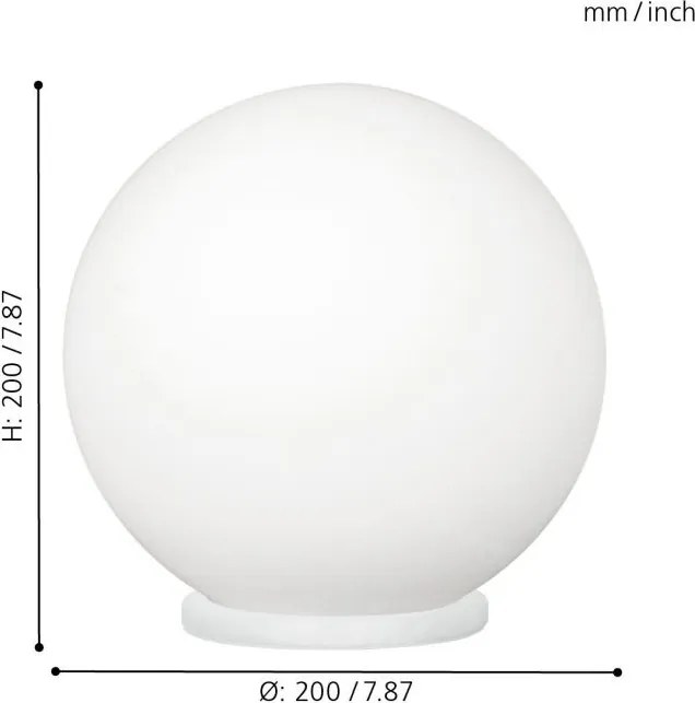 Eglo MILAGRO 85264 Asztali lámpa 1x60W/E27