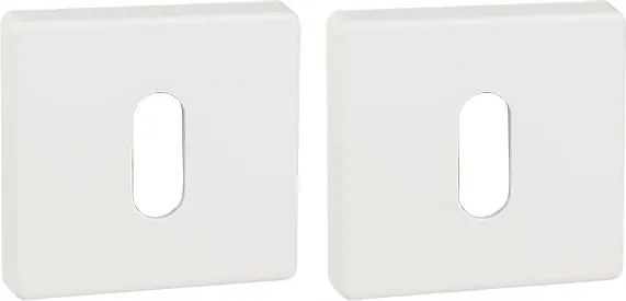 rozetta ajtó kulcs szett négyszögletes fehér Ergo Madrid