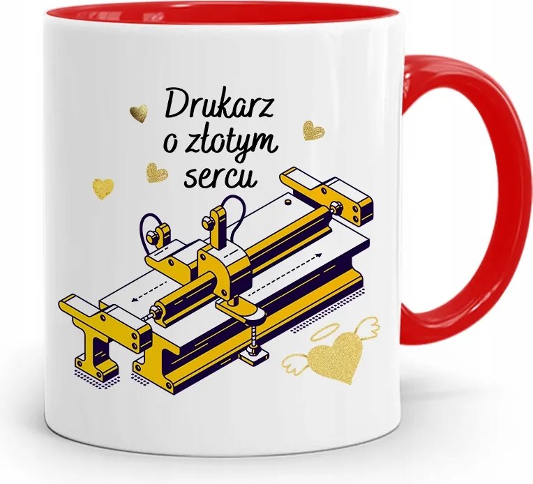 Nyomtató Piros Bögre Születésnapi Ajándék fényképes nyomtatással