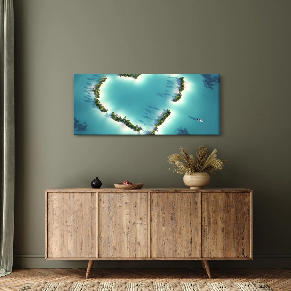 Kép - Szívszigetek (120x50 cm)