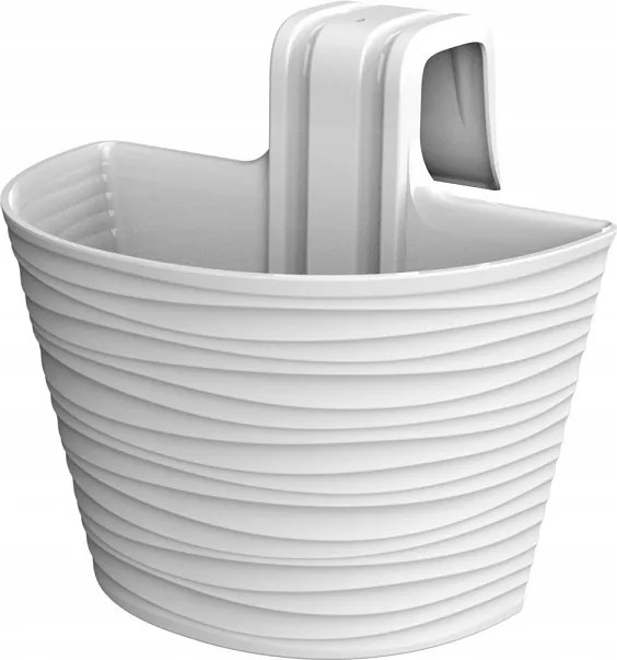 Siena felakasztható virágtartó Fehér színben 27x14x24cm