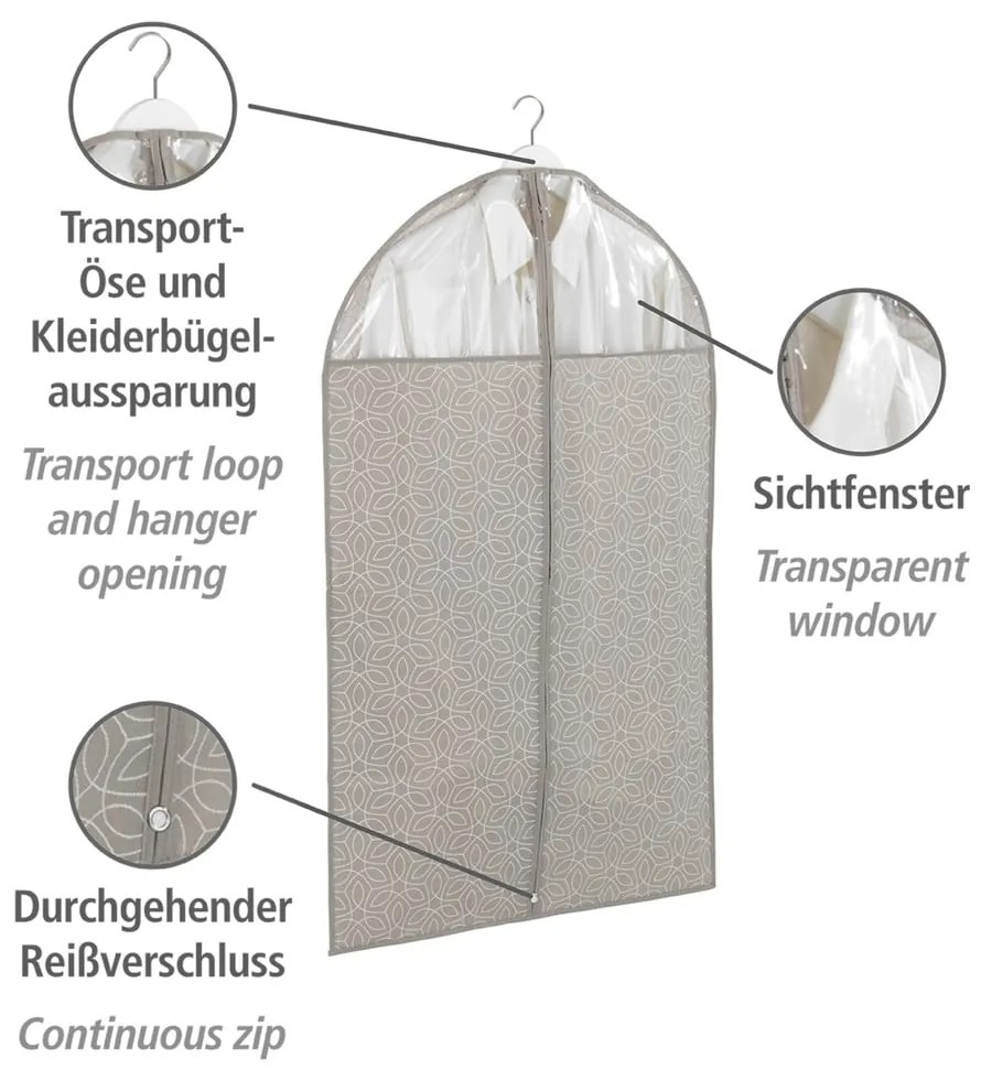 Balance bézs ruhazsák, 100 x 60 cm - Wenko