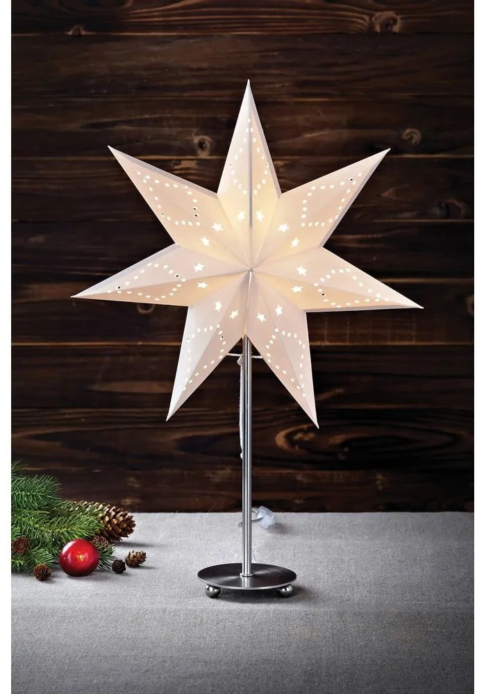 Fehér karácsonyi fénydekoráció Saturnus – Markslöjd