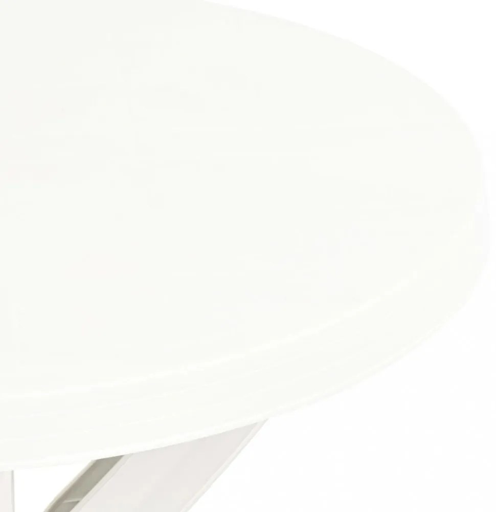 fehér műanyag bisztróasztal Ø70 cm