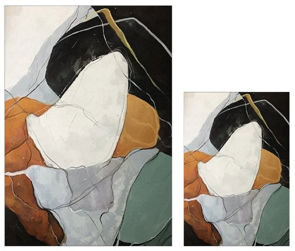 Fürdőszobai kilépő szett 2 db-os 60x100 cm Post Modern Art – Mila Home