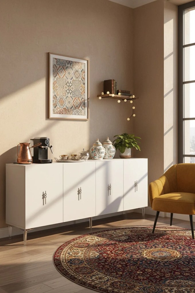 Salkım 180 - White, Silver